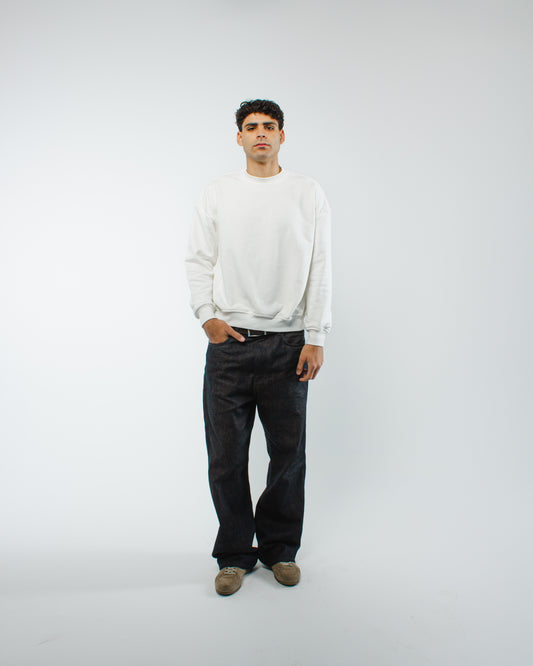 The Element Crewneck — Engineered White