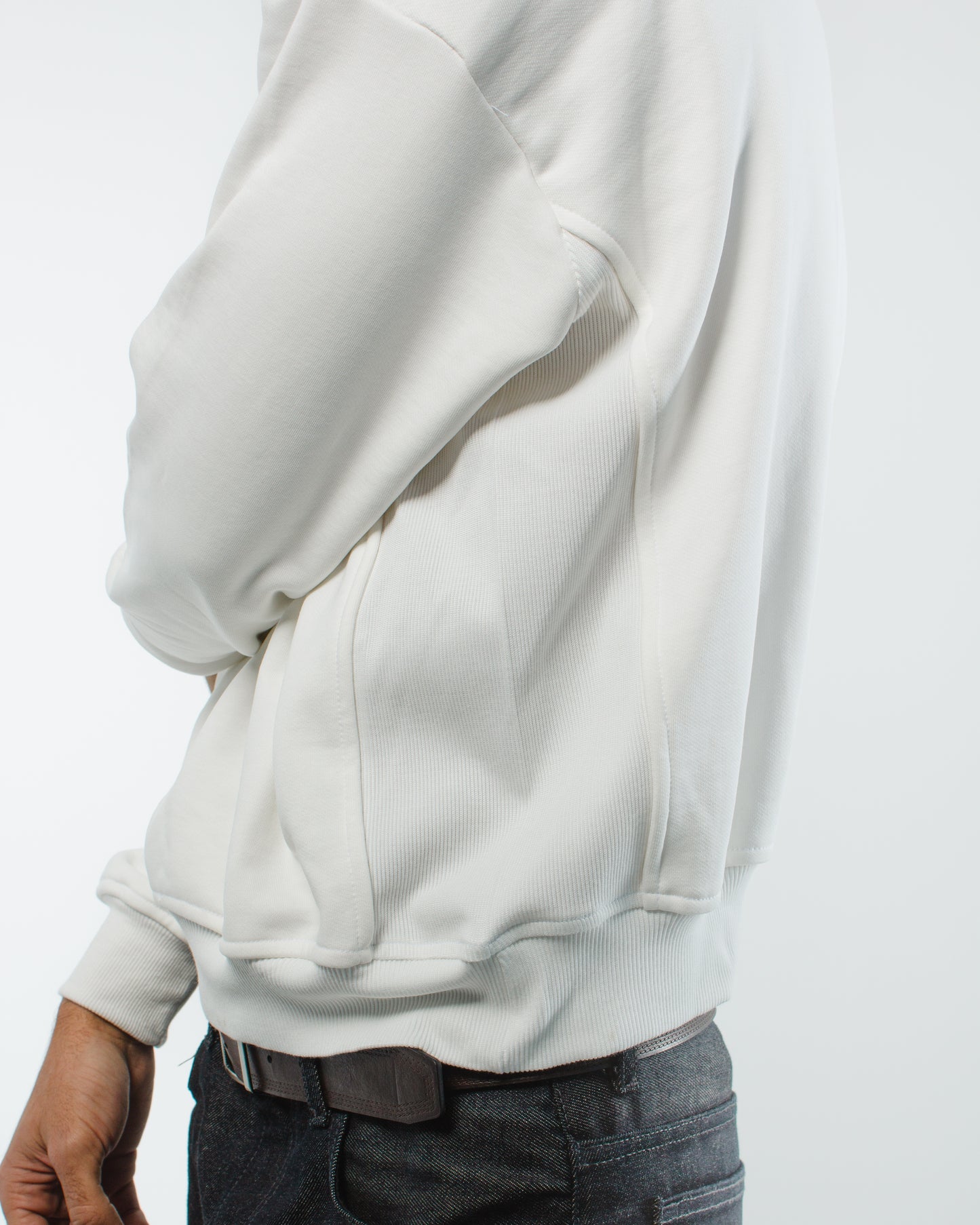 The Element Crewneck — Engineered White