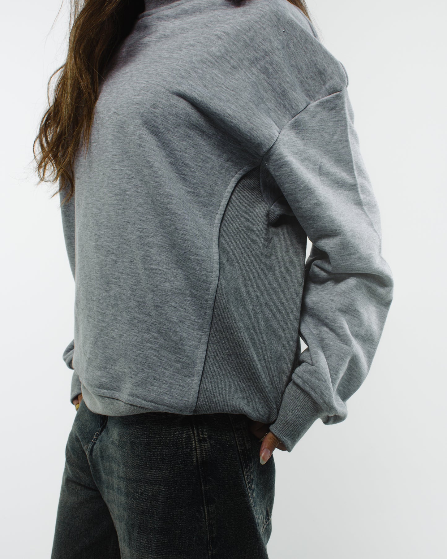 The Element Crewneck — Heather Gray